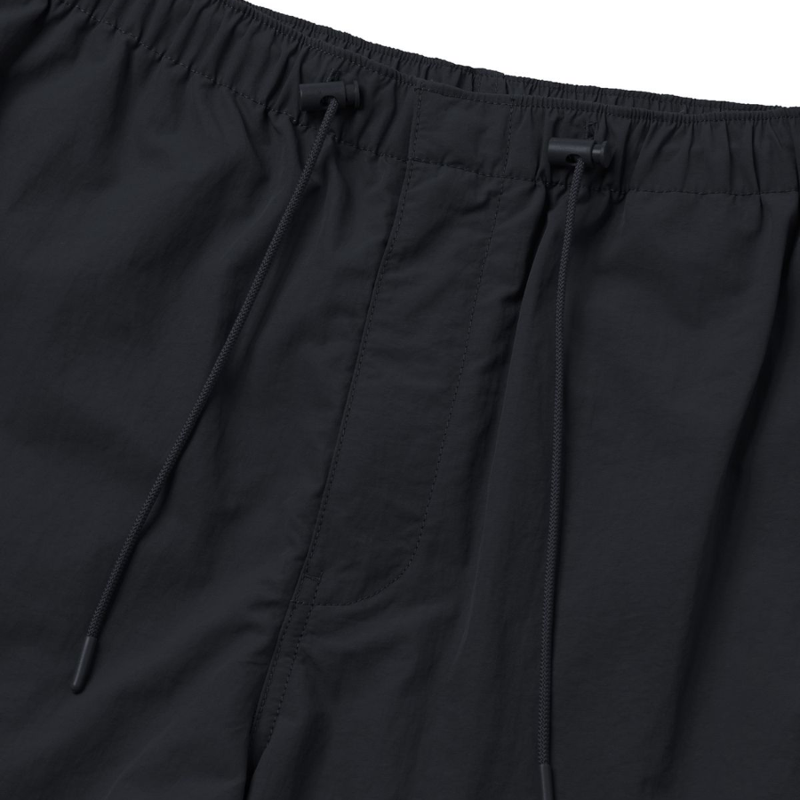 Nylon Parachute Pants [Black]