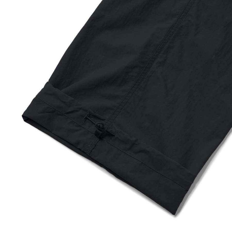 Nylon Parachute Pants [Black]