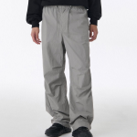 Nylon Parachute Pants [Light Gray]