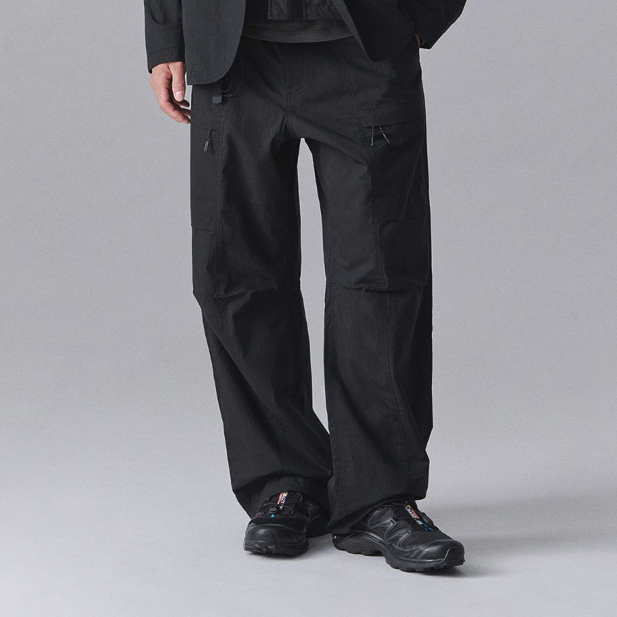 City Leisure CN Belted Utility Pants [Black]