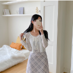 S-Бежевый-Миди юбки