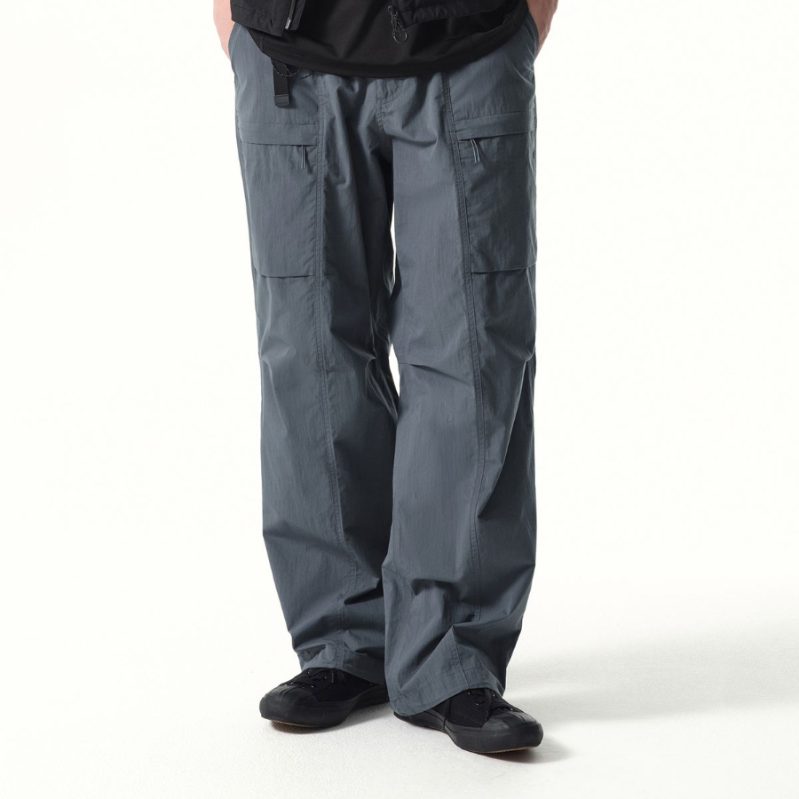 City Leisure CN Belted Utility Pants [Blue Gray]