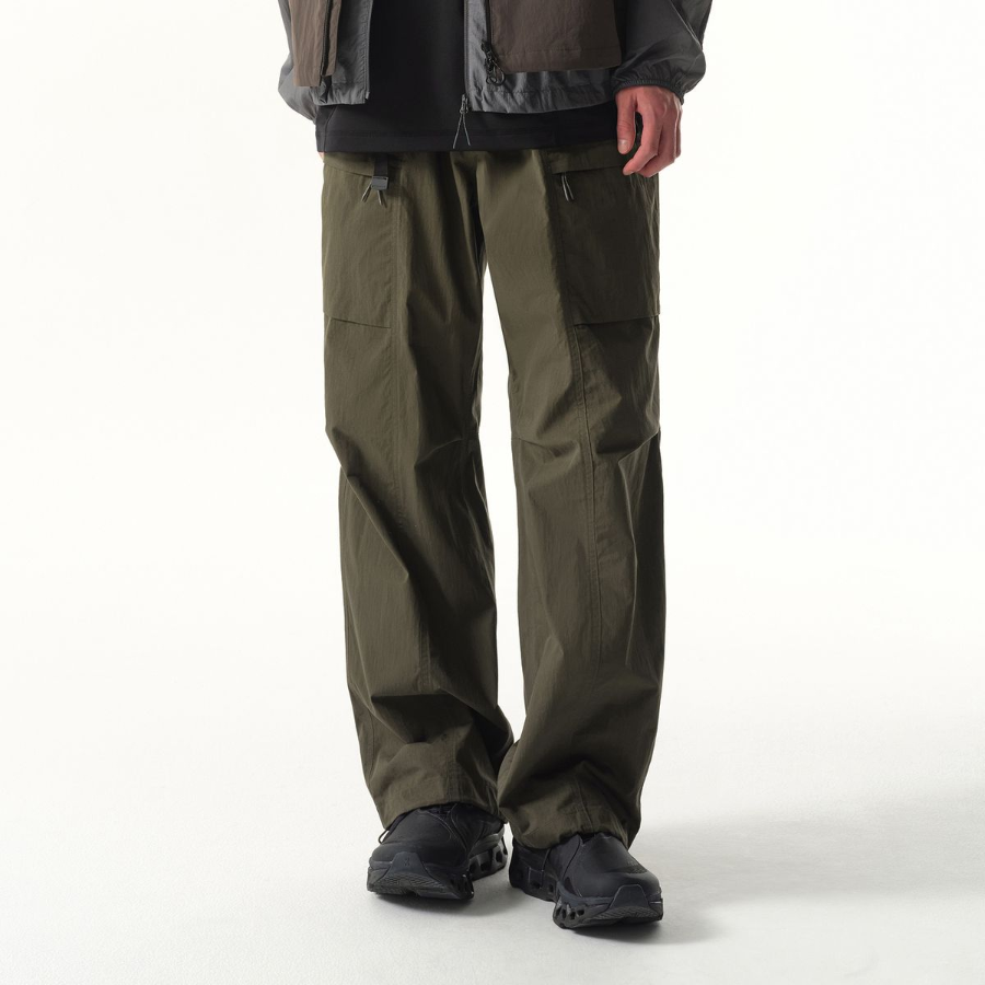 City Leisure CN Belted Utility Pants [Olive Green]