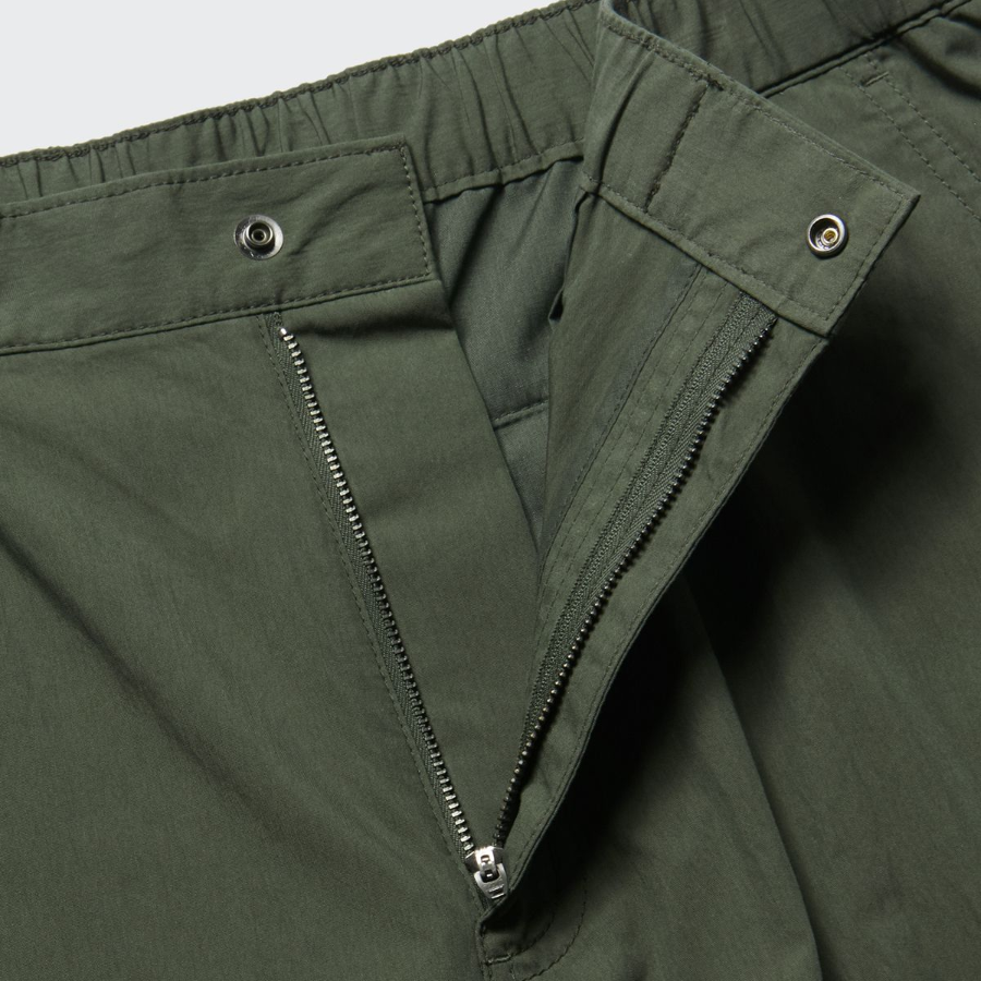 City Leisure CN Wide Belted Parachute Pants [Khaki]