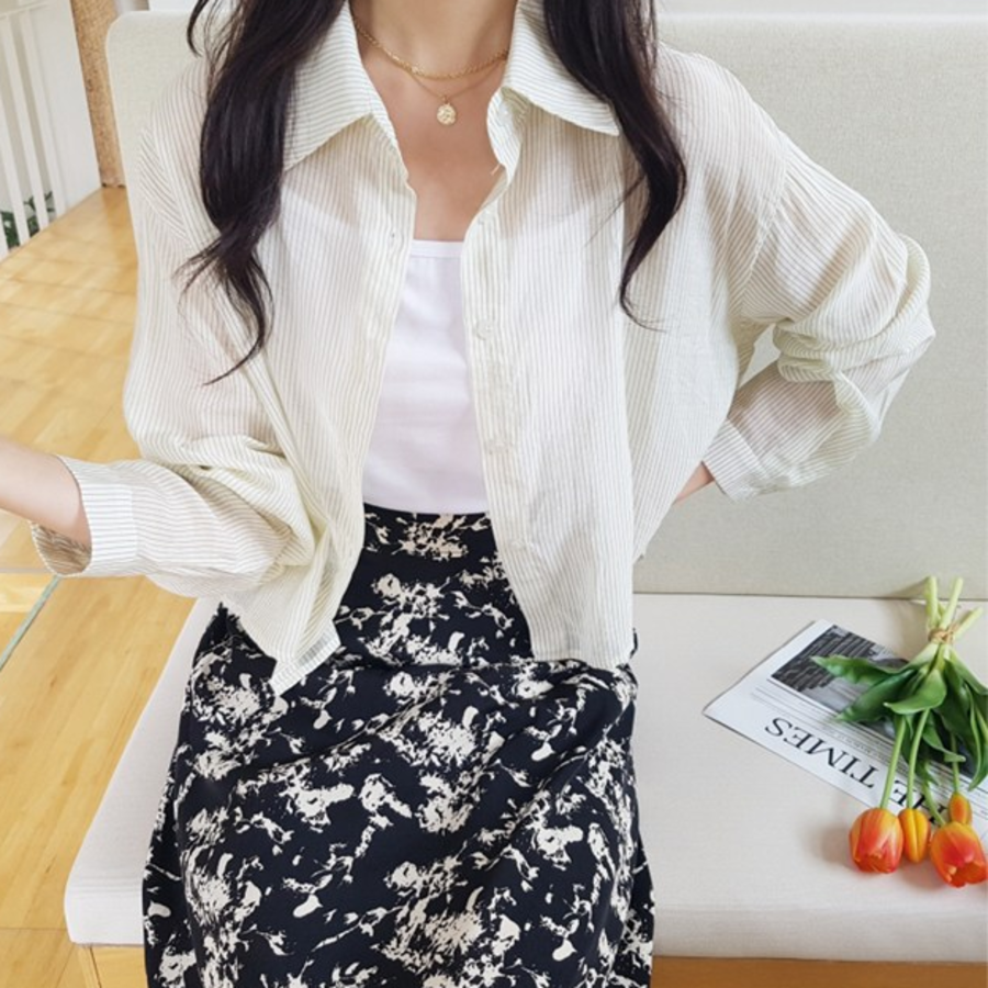 Женственная длинная юбка A-силуэта с цветочным принтом