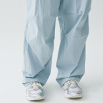 City Leisure CN Wide Belted Parachute Pants [Cloudy Blue]