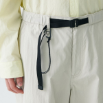 City Leisure CN Wide Belted Parachute Pants [Dusty Cream]