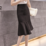 Юбка с высокой талией и эффектом твиста