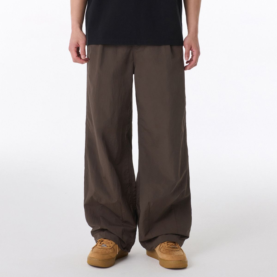 Nylon Balloon Pants [Brown]
