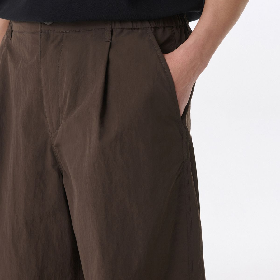 Nylon Balloon Pants [Brown]