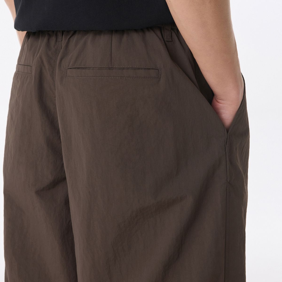Nylon Balloon Pants [Brown]