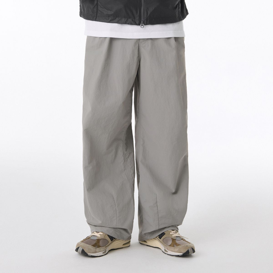 Nylon Balloon Pants [Light Gray]