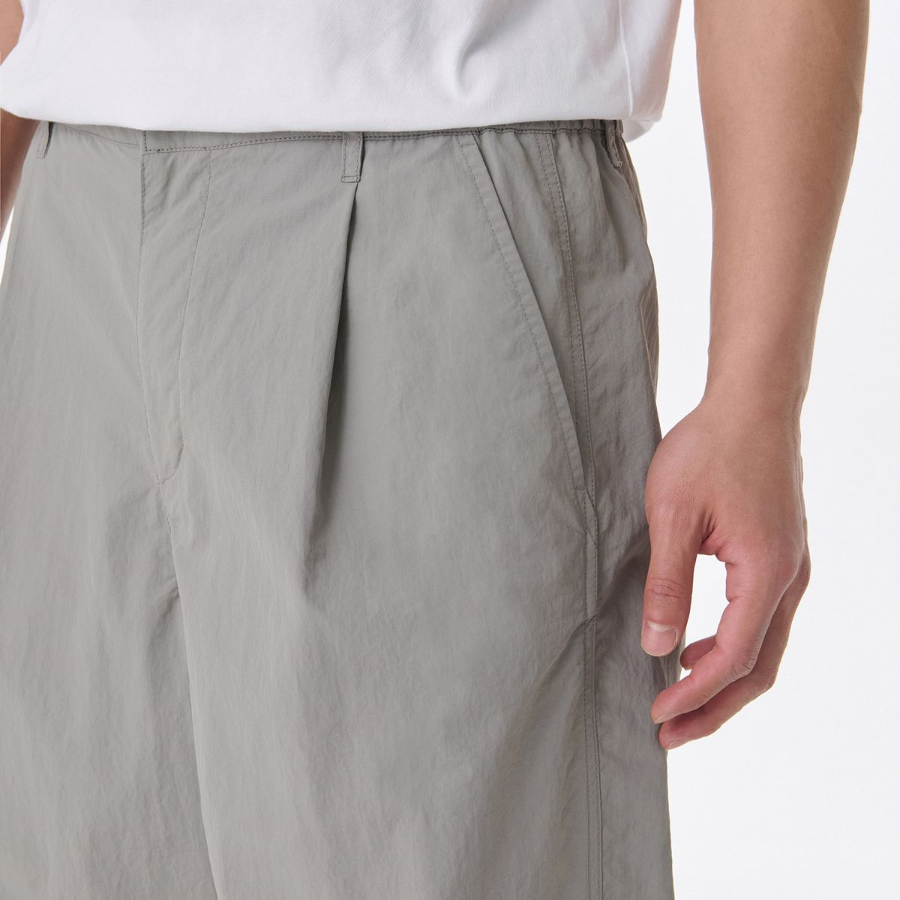 Nylon Balloon Pants [Light Gray]