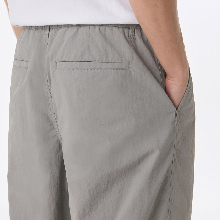 Nylon Balloon Pants [Light Gray]