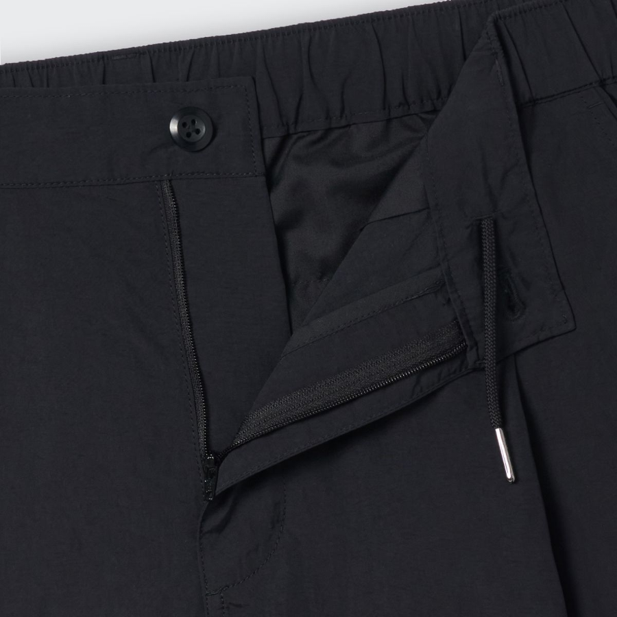 Nylon Balloon Pants [Black]