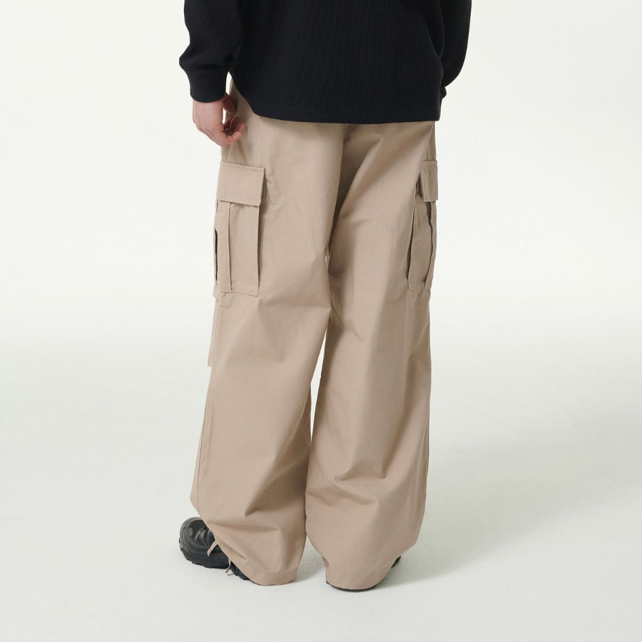 Ripstop Parachute Cargo Pants [Beige]