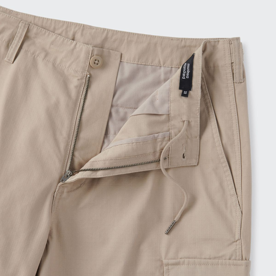 Ripstop Parachute Cargo Pants [Beige]