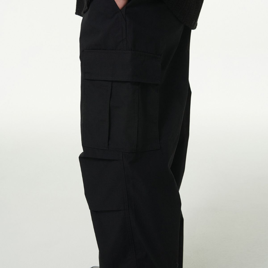 Ripstop Parachute Cargo Pants [Black]