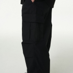 Ripstop Parachute Cargo Pants [Black]