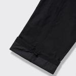 Nylon One-Tuck Wide String Pants [Black]