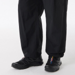 Nylon One-Tuck Wide String Pants [Black]
