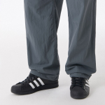 Nylon One-Tuck Wide String Pants [Blue Gray]