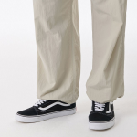 Nylon One-Tuck Wide String Pants [Dusty Cream]