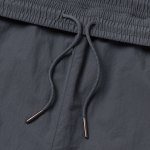 Nylon One-Tuck Wide String Pants [Gray]