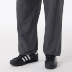 Nylon One-Tuck Wide String Pants [Gray]