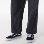 Nylon One-Tuck Wide String Pants [Dark Gray]