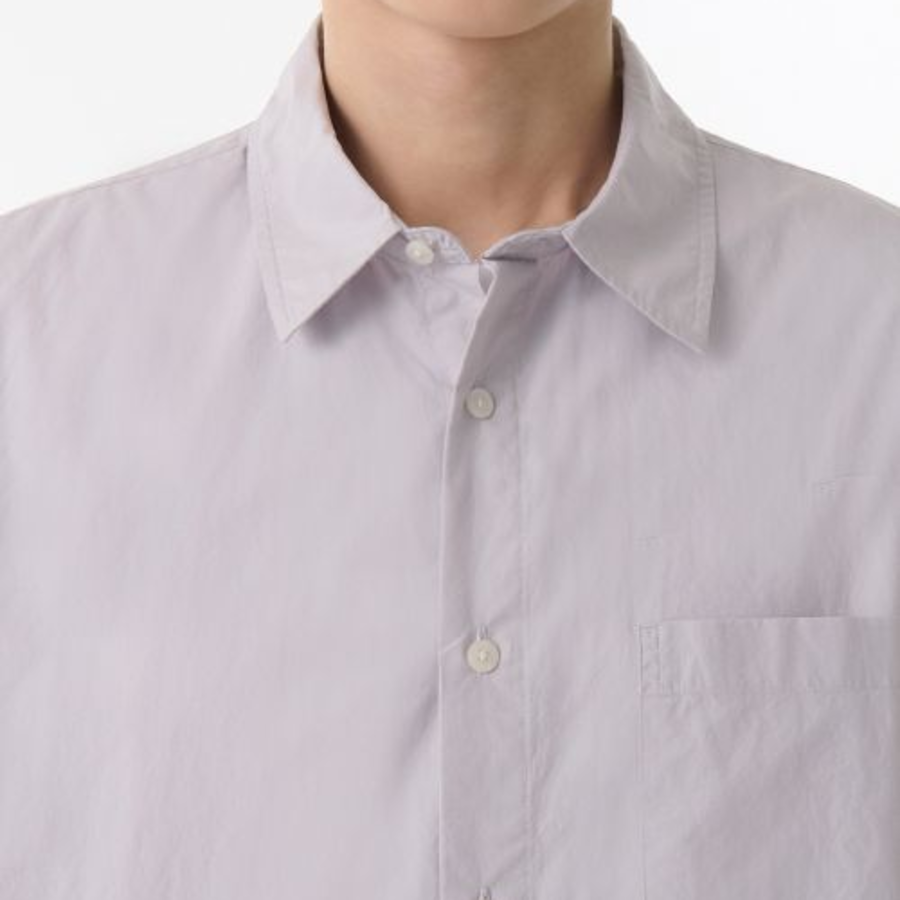 Musinsa Standard Relaxed Soft Poplin Shirt – Light Grey