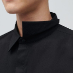 Musinsa Standard Hidden Button Dress Shirt – Black