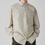 Musinsa Standard Oversized Oxford Shirt – Light Beige