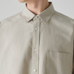 Musinsa Standard Oversized Oxford Shirt – Light Beige