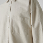 Musinsa Standard Oversized Oxford Shirt – Light Beige