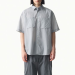 Musinsa Standard City Leisure Lightweight Nylon Oversized Short Sleeve Shirt – Cloudy Blue