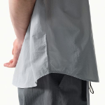 Musinsa Standard City Leisure Lightweight Nylon Oversized Short Sleeve Shirt – Cloudy Blue