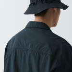 Musinsa Standard City Leisure CN Oversized Glasses Pocket Short Sleeve Shirt – Black