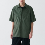 Musinsa Standard City Leisure CN Oversized Short Sleeve Shirt – Khaki