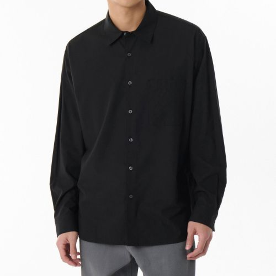 Musinsa Standard Relaxed CR Shirt – Black