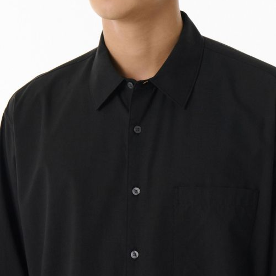Musinsa Standard Relaxed CR Shirt – Black