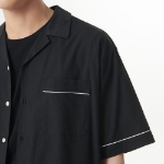 Musinsa Standard Relaxed Bowling Shirt – Black