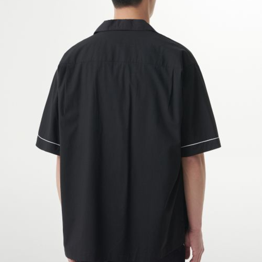 Musinsa Standard Relaxed Bowling Shirt – Black