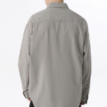 Musinsa Standard Relaxed Micro Seersucker Shirt – Grey