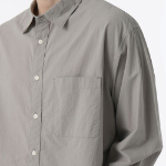 Musinsa Standard Relaxed Micro Seersucker Shirt – Grey