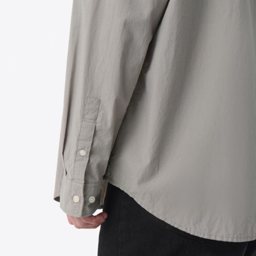 Musinsa Standard Relaxed Micro Seersucker Shirt – Grey