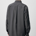 Musinsa Standard Relaxed Fit Silky Shirt – Gunmetal