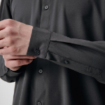 Musinsa Standard Relaxed Fit Silky Shirt – Gunmetal