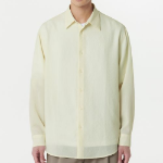 Musinsa Standard Relaxed Linen-Like Shirt – Lemon