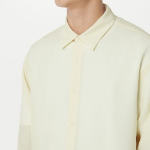 Musinsa Standard Relaxed Linen-Like Shirt – Lemon